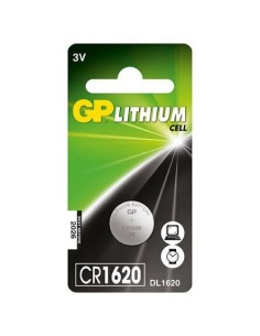 GP Lithium CR1620 Knoopcel Batterij (1-pack)
