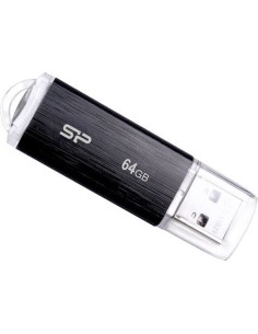 Silicon Power Blaze B02 | 64GB USB-A 3.2 Flash Drive | Zwart