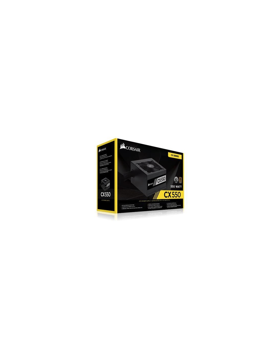 Corsair CX Series CX550 power supply unit 550 W 24-pin ATX ATX Zwart Voeding