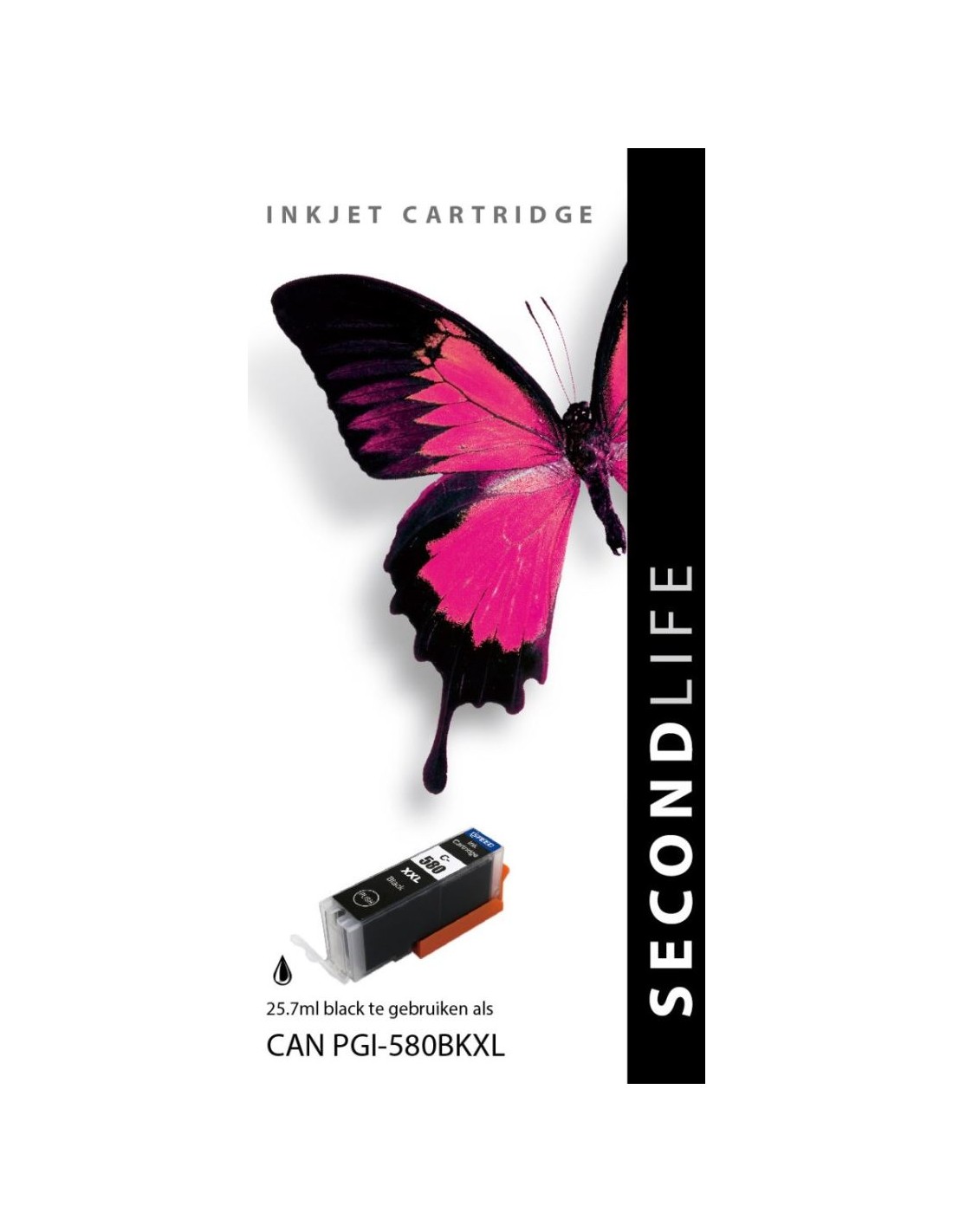 SecondLife - Canon PGI 580 XL Black
