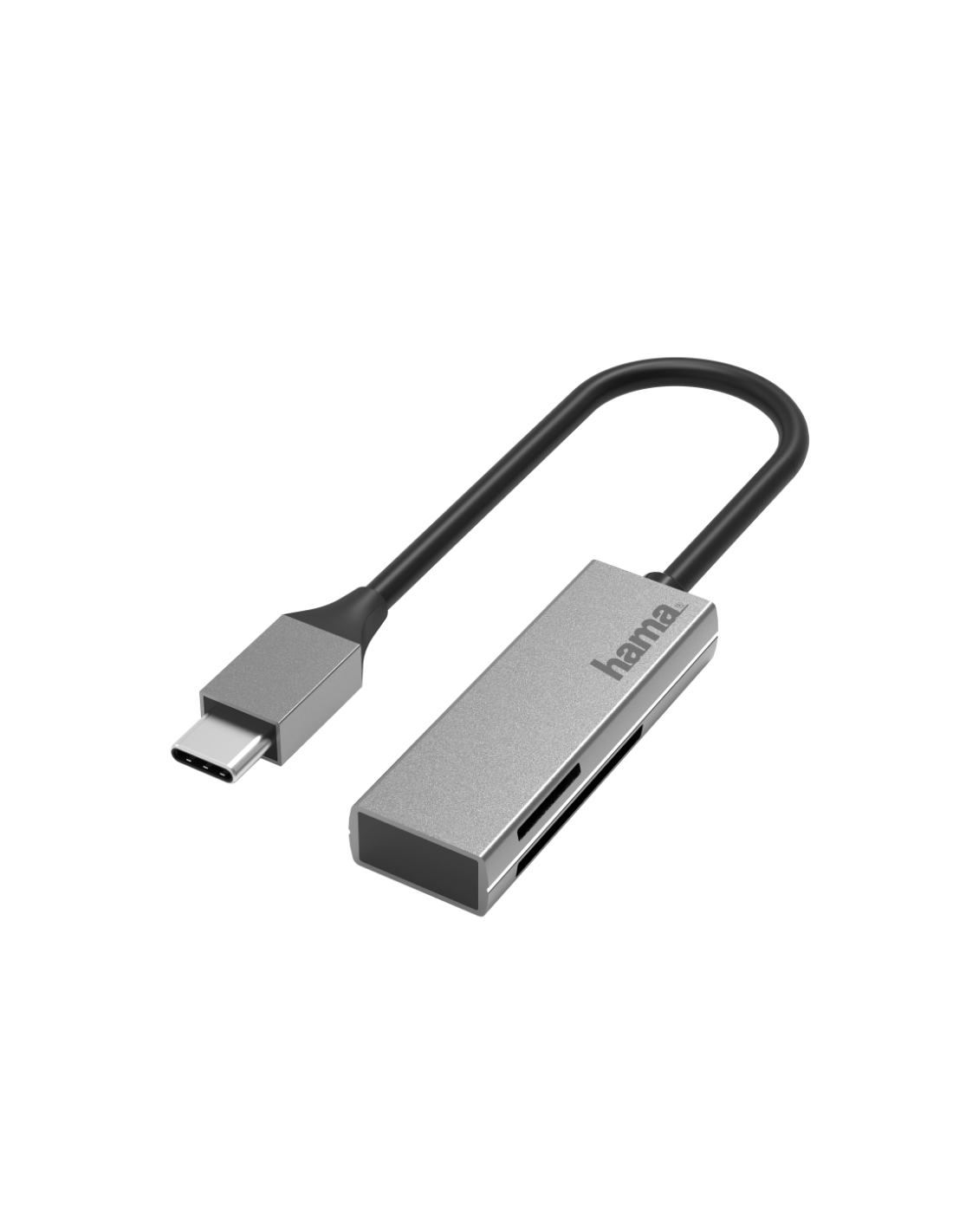 USB-kaartlezer, USB-C, USB 3.0, SD/microSD, alu