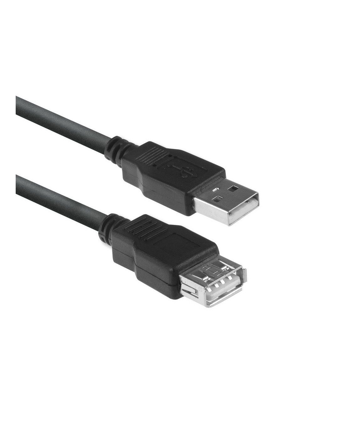 ACT AC3040 | USB 2.0 Kabel | USB-A naar USB-A | 1.8m | Zwart