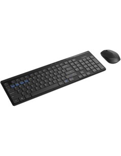 8100M multimodus draadloze desktop combo set, Zwart, QWERTY US