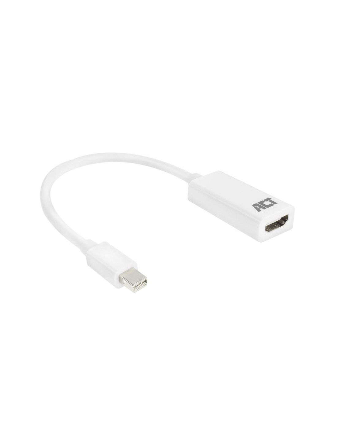 ACT AC7525 | Mini DisplayPort naar HDMI Adapter | 0,15 m | Wit