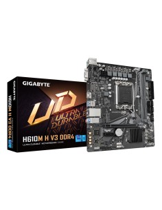 GIGABYTE H610M H V3 DDR4 | Socket LGA 1700 | Intel H610 Express | 2xDDR4 | Micro ATX | Moederbord