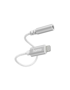 Hama Aux-adapter Lightning – 3,5-mm-jack-aansluiting, wit