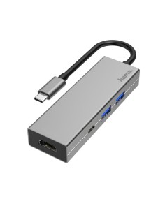 USB-C-multiport-adapter, 4-poorts, 2x USB-A, USB-C, HDMI
