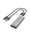 USB-behuizing voor harde schijf voor M.2 SATA en NVMe SSD-harde schijven
