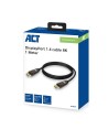 ACT AC4071 | DisplayPort 1.4 Kabel | 1,0m | Zwart
