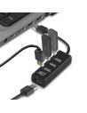 ACT AC6205 | USB 2.0 Interface Hub | 480 Mbps | Zwart