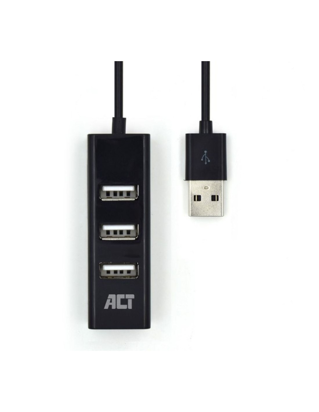 ACT AC6205 | USB 2.0 Interface Hub | 480 Mbps | Zwart