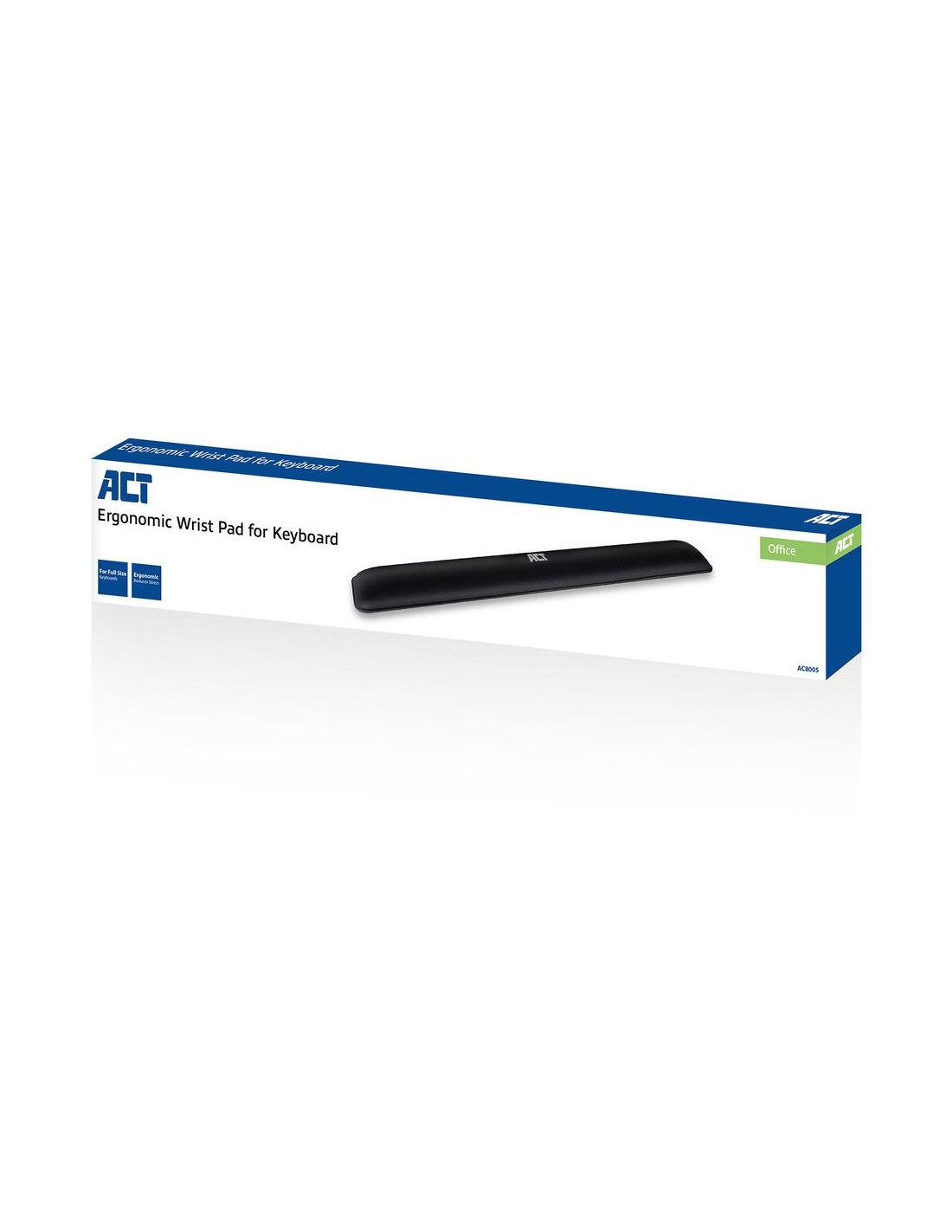 ACT AC8005 Polssteun | Polyester & Rubber | Zwart
