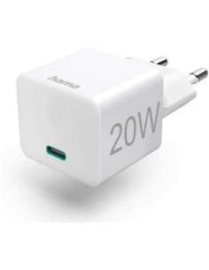 Hama Super-Mini-Charger, PD Qualcomm, USB-C 20W, wit Adapter 2