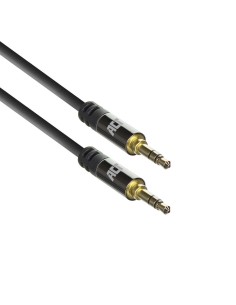 ACT AC3610 | 3.5mm Audiokabel | 1,5 Meter | Stereo Jack naar Jack | Zwart