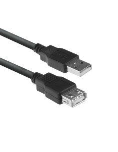 ACT AC3043 | USB 2.0 | USB-A Kabel | 3m | Zwart