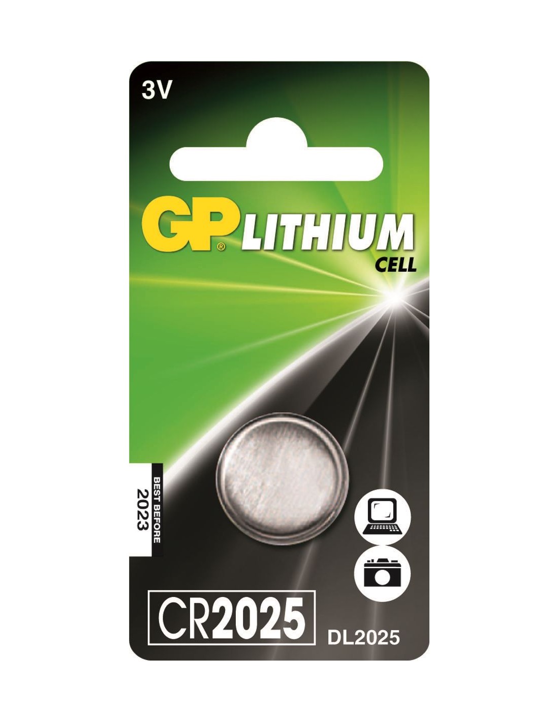 GP Lithium CR2025 Knoopcel Batterij (1-pack)