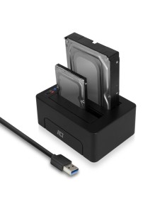 ACT AC1504 | Dual SATA Docking Station | 2,5" & 3,5" HDD SSD | USB 3.2 Gen1 (5 Gbps)