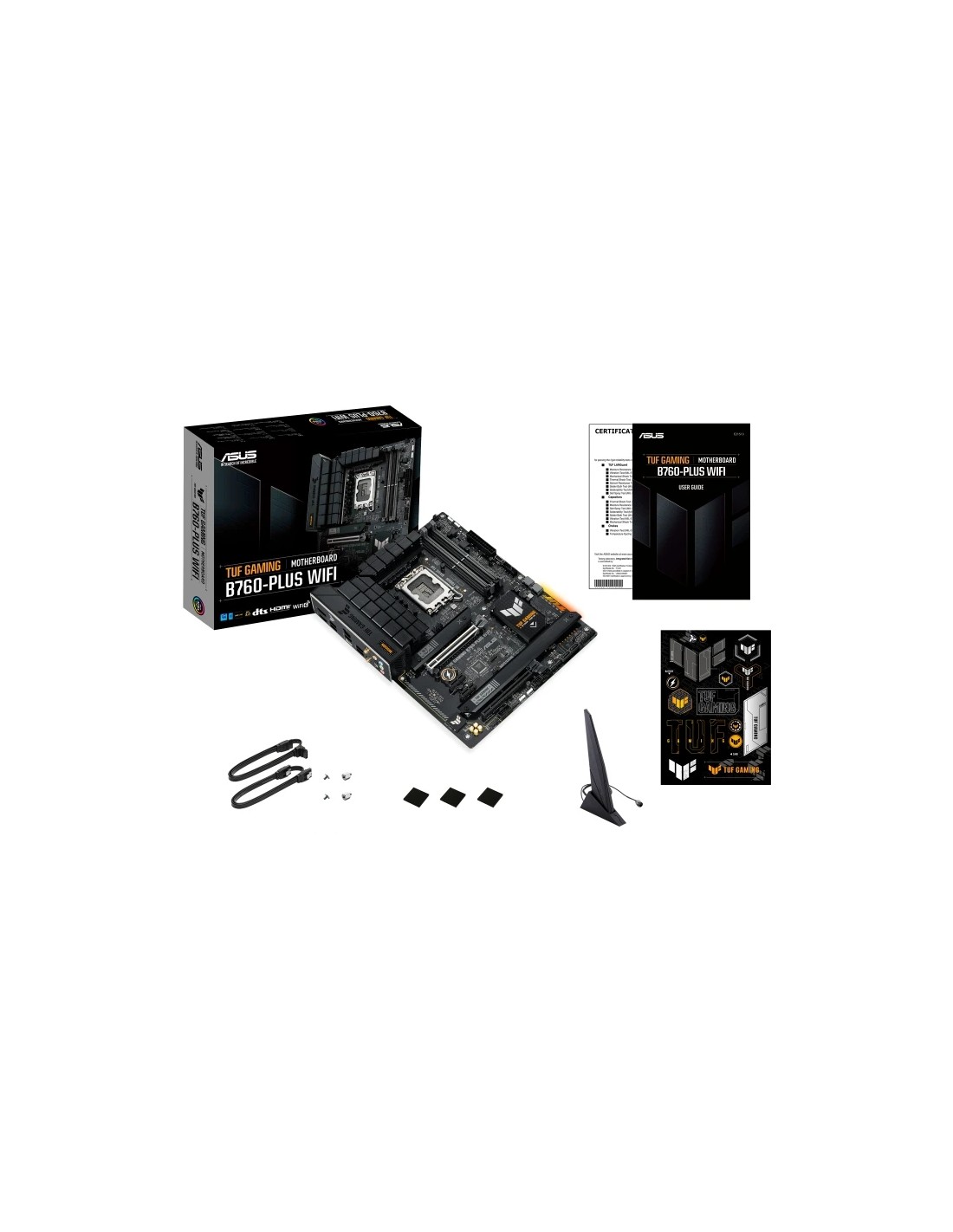 ASUS 1700 B760-PLUS WIFI TUF GAMING - DDR5/3xM.2/DP/HDMI