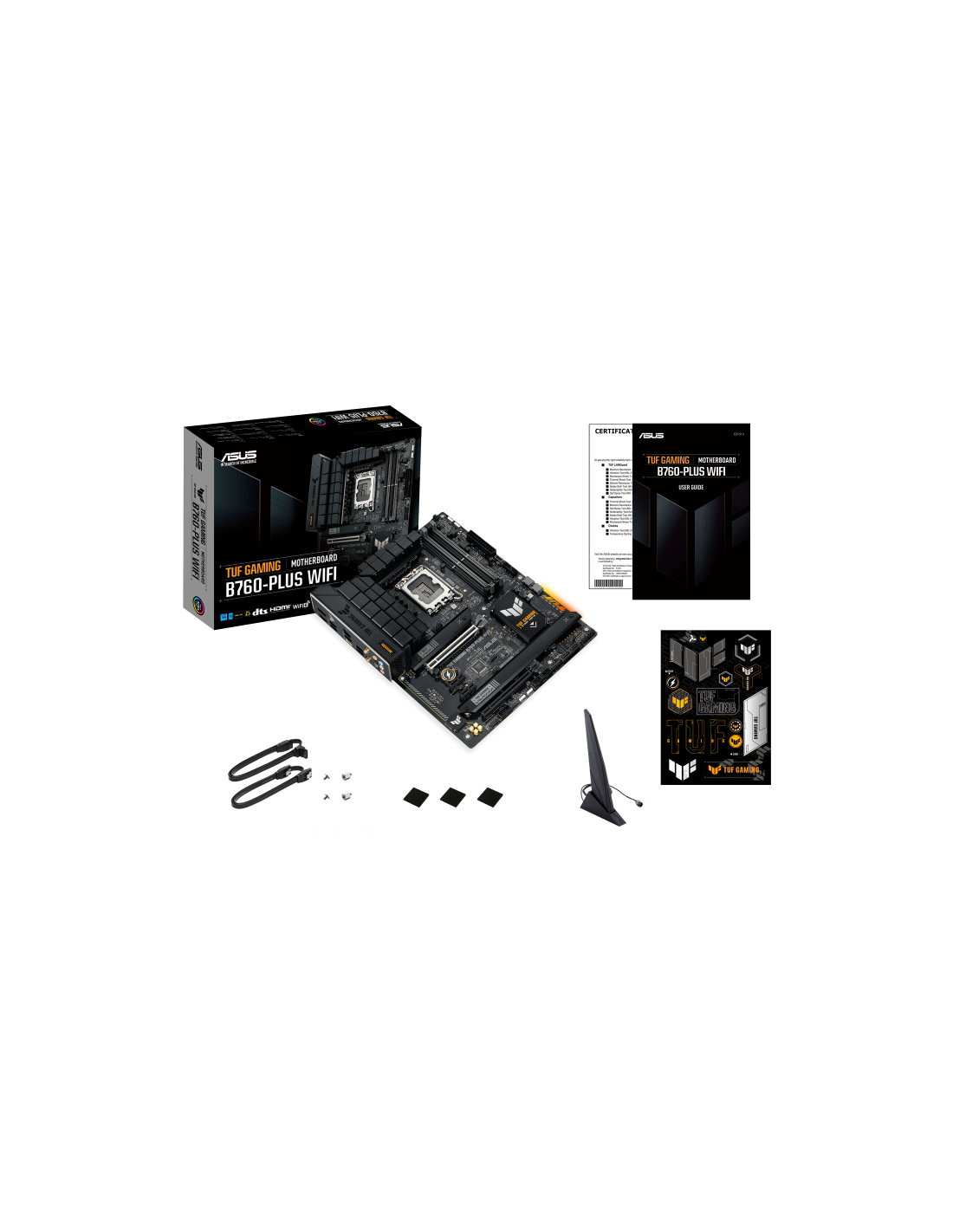 ASUS 1700 B760-PLUS WIFI TUF GAMING - DDR5/3xM.2/DP/HDMI