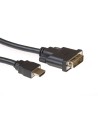 ACT AC7520 | HDMI naar DVI-D Kabel | 2 m | Zwart