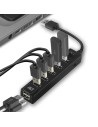 ACT AC6215 | USB 2.0 Interface Hub | 480 Mbps | Zwart