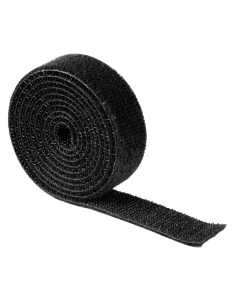Kabel binder velcro 1 meter zwart 2