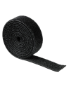 Kabel binder velcro 1 meter zwart