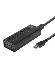 ACT AC6315 interface hub USB 3.2 Gen 1 (3.1 Gen 1) Type-A 5000 Mbit s Zwart 2