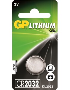 GP Lithium CR2032 Knoopcel Batterij (1-pack)