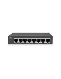 ACT AC4418 | Unmanaged Switch | 8 Poorten | Gigabit Ethernet | Grijs | Plug & Play 2