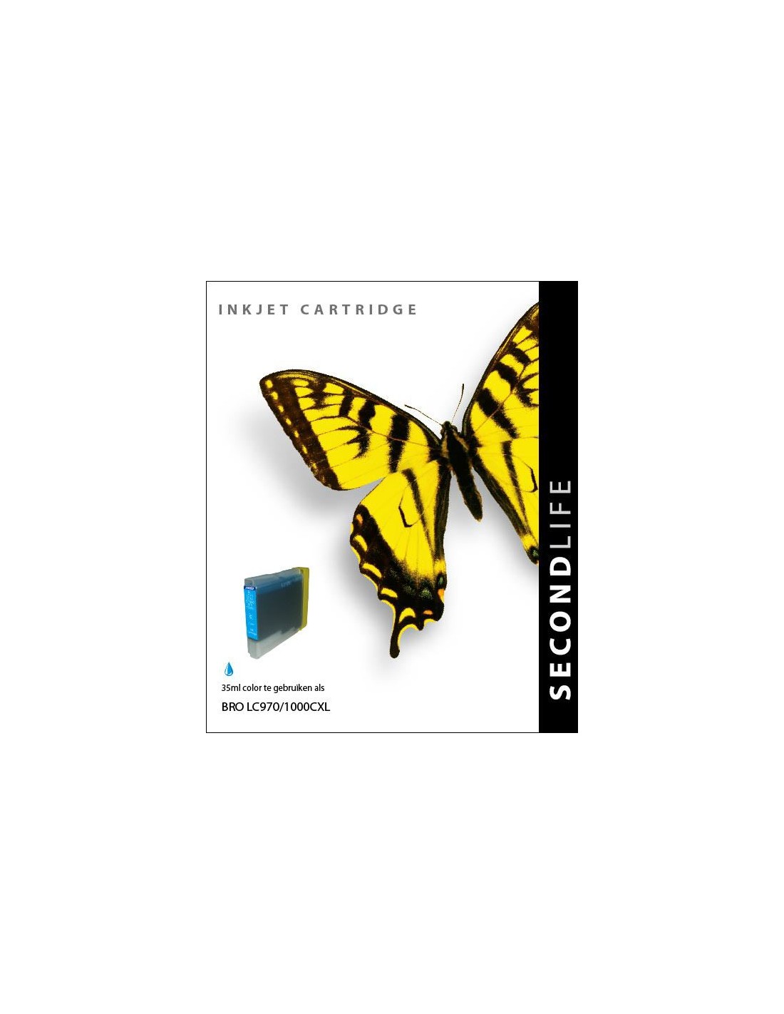 SecondLife - Brother LC 970/1000 Cyan