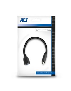 ACT AC7340 | USB 3.2 Gen 1 | USB-C naar USB-A | 0.2m | Zwart 2