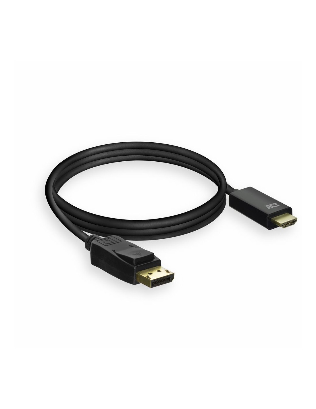 ACT AC7550 | DisplayPort naar HDMI Kabel | 1,8 m | Zwart