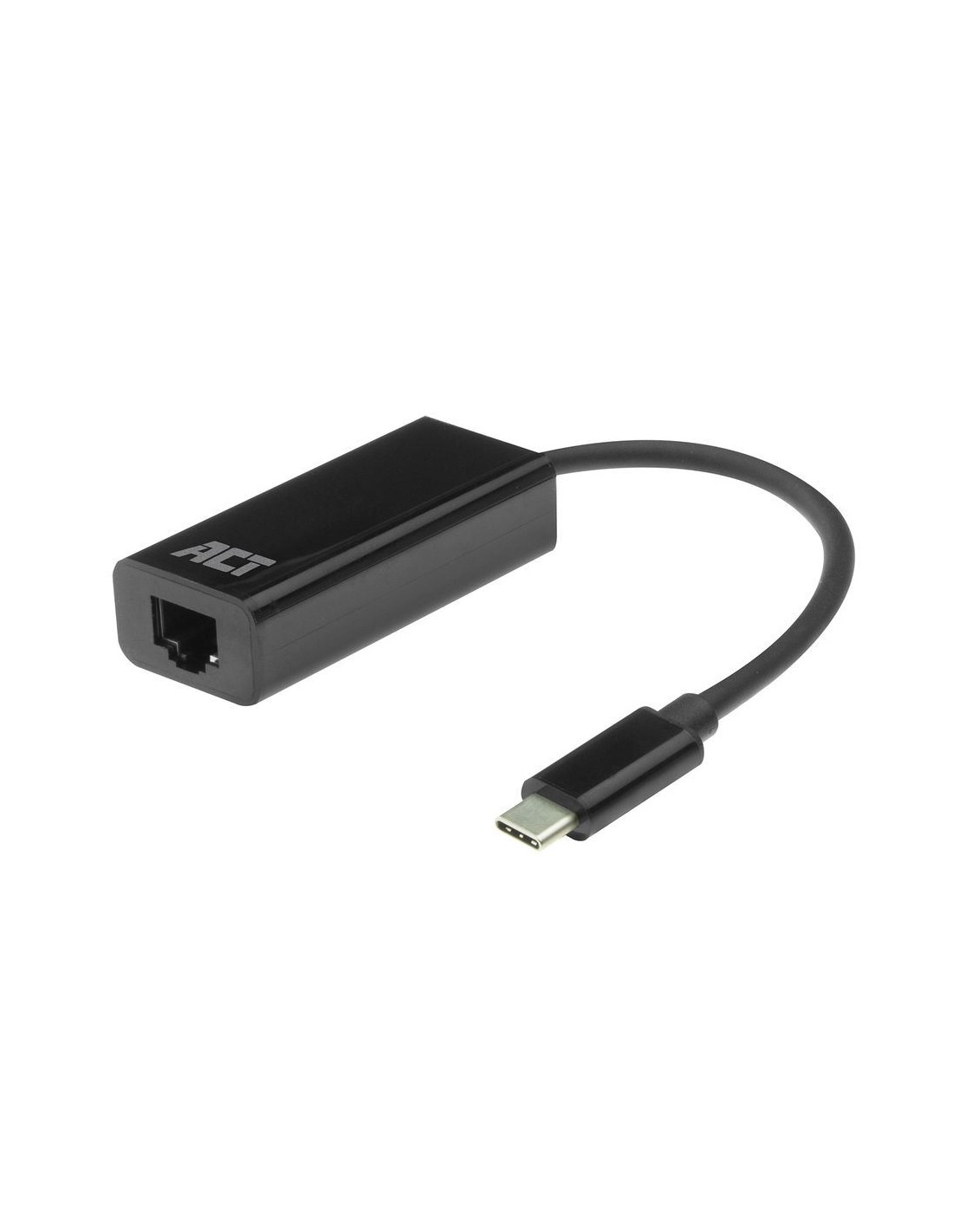 ACT AC7335 | USB-C naar Gigabit Ethernet Adapter | 10/100/1000 Mbps | Plug & Play