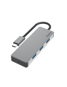 USB-C-hub, 4-poorts, USB 3.2 Gen2, 10 Gbit s, alu 2