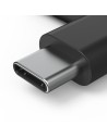 Hama Aux-adapter USB-C-3.5mm jack aansluiting, 90 hoekstekker, zwart Audio
