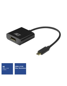 ACT AC7320 | USB-C naar DisplayPort Adapter | 0,15 m | Zwart 2