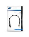 ACT AC3620 | 3.5mm Splitterkabel | 0,15 Meter | 1x Male naar 2x Female | Zwart