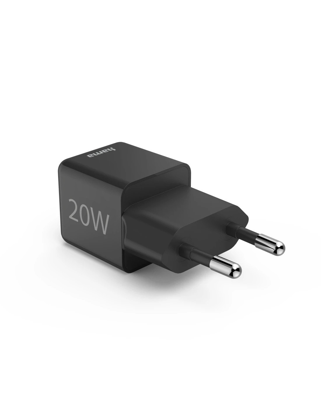 Hama Snellader, USB-C, Super-Mini-Charger, PD, 20 W, zwart Adapter