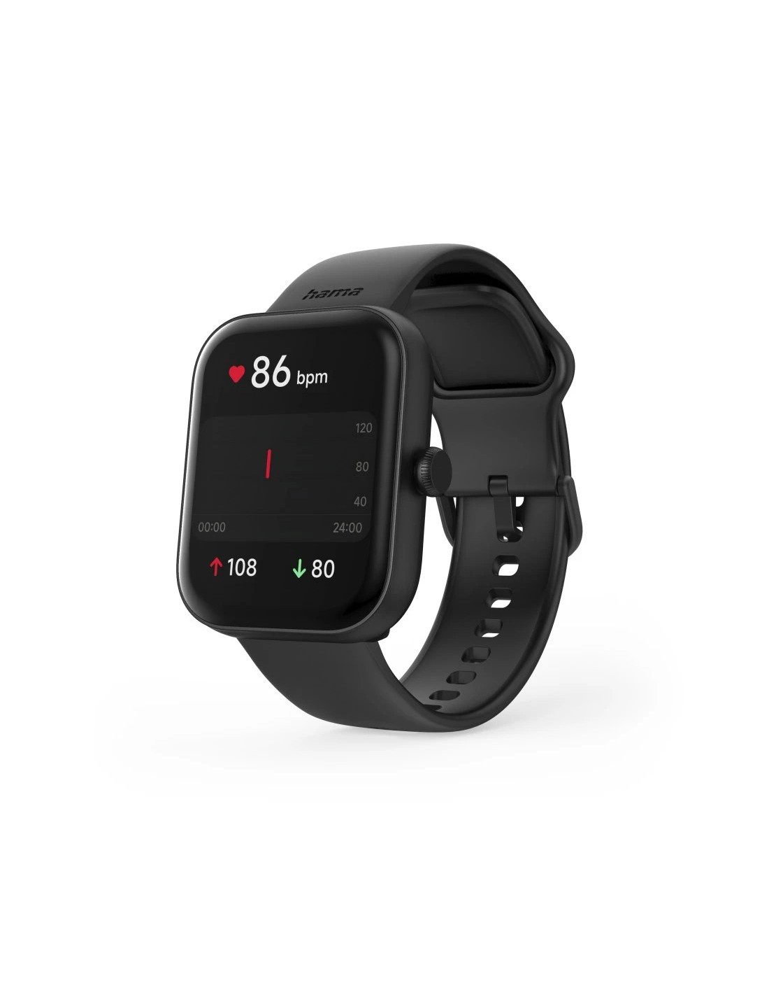 Hama Smartwatch Fit Watch 5000 zwart Smartwatch