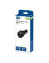 ACT AC2200 | USB-C Autolader voor Mobiele Apparaten 25W | Zwart