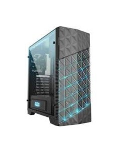 Case Azza Onyx Game MidiTower / Glass/EVA light/USB3/ Black