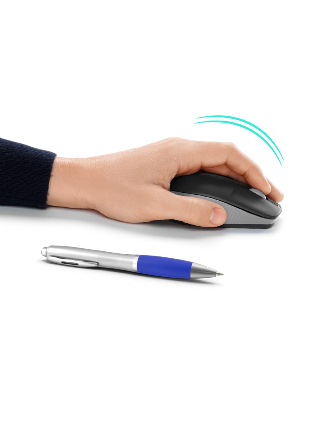 M190 Full-size wireless mouse - MID GREY - EMEA