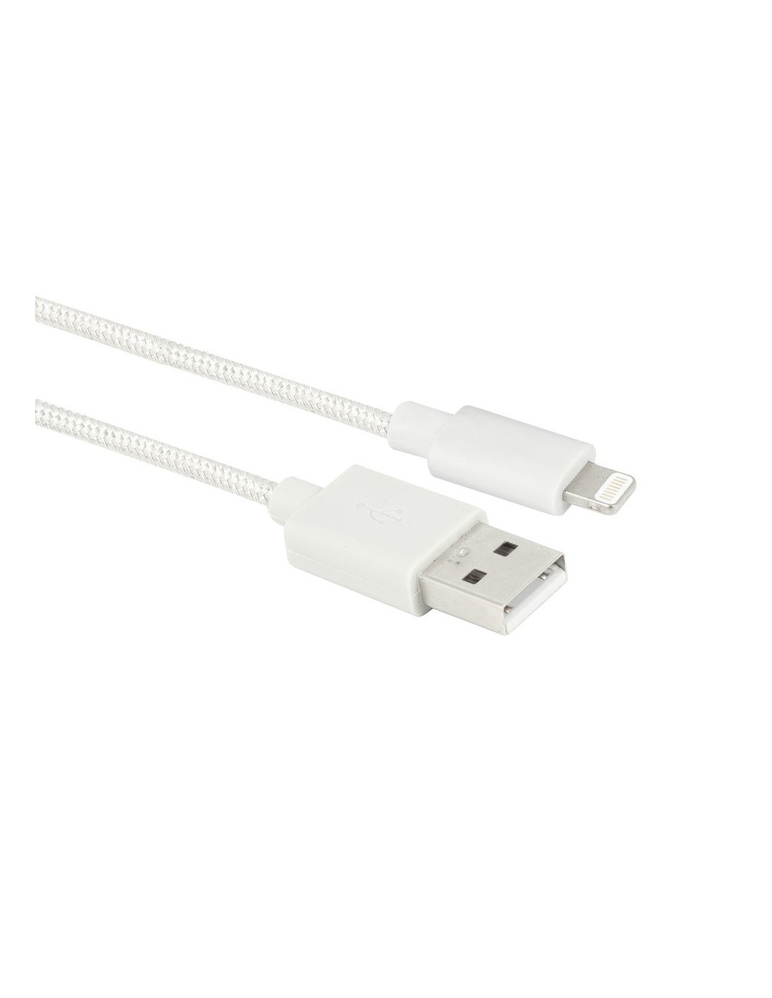 ACT kabel | USB-A naar Lightning | iOS compatibel | 1 m | Wit | AC3092