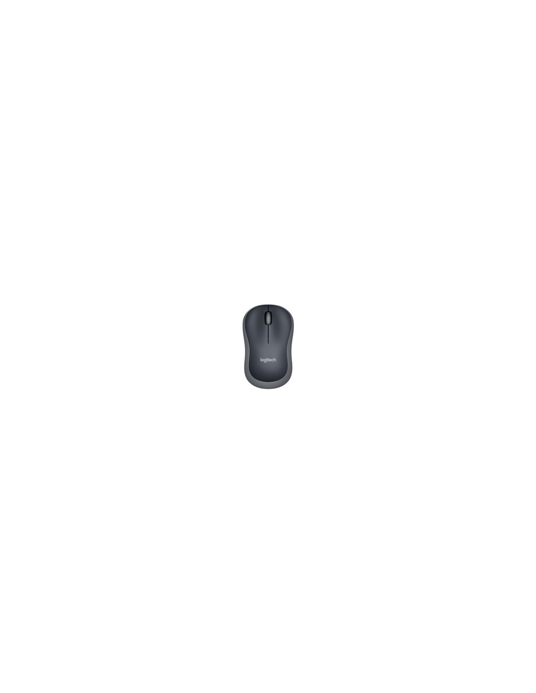 Logitech M185 | Draadloze Muis | Links- en Rechtshandig | RF | 1000 DPI | Zwart/Grijs