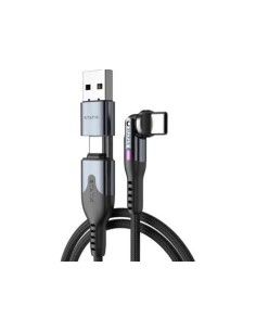 Statik PowerPivot data- en snellaadkabel 2m usb-c to usb-c zwart Kabel