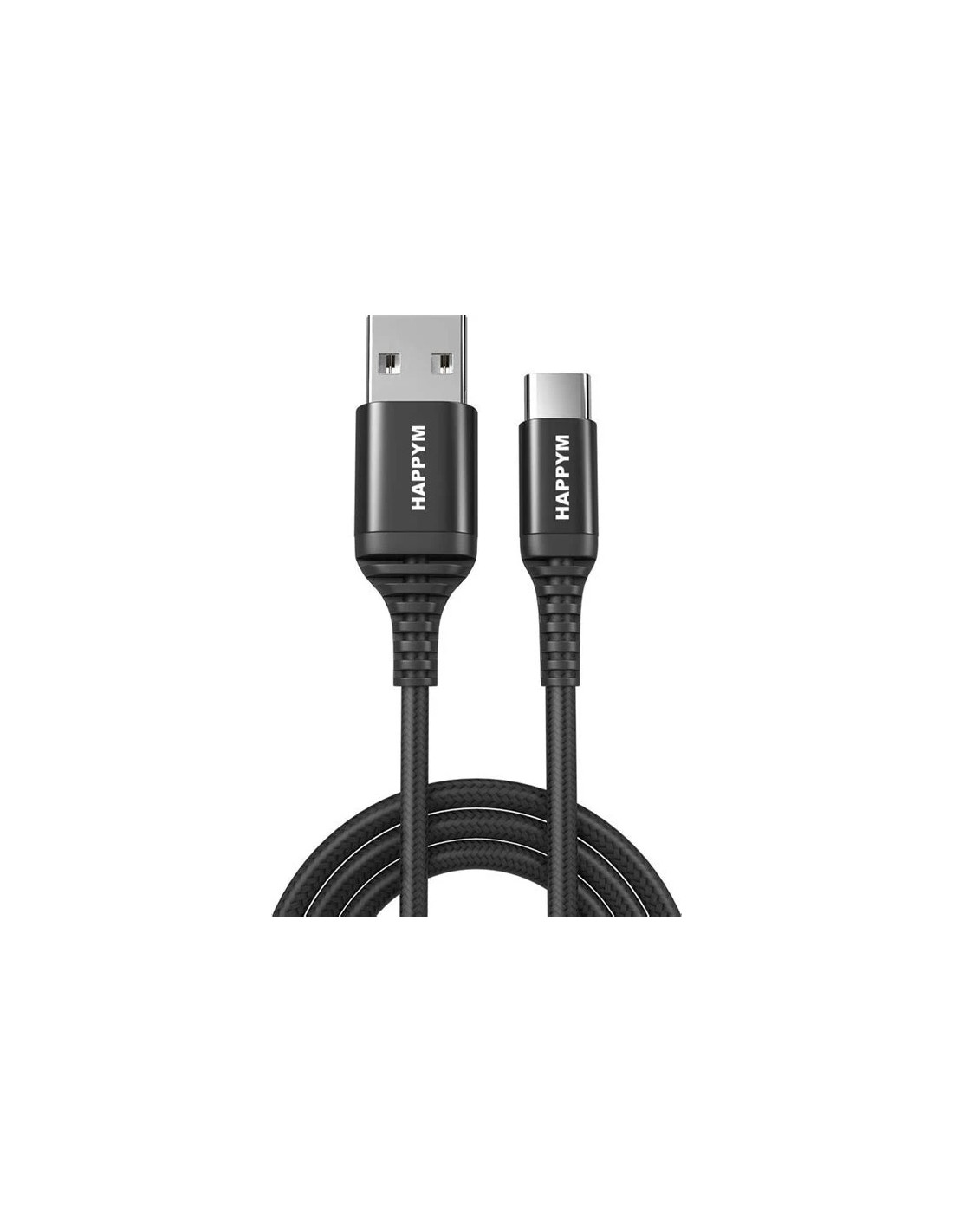 MagStack Oplaadkabel - 1mtr - usb A to USB C zwart Kabel