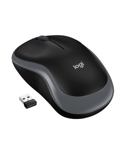 Logitech M185 | Draadloze Muis | Links- en Rechtshandig | RF | 1000 DPI | Zwart Grijs