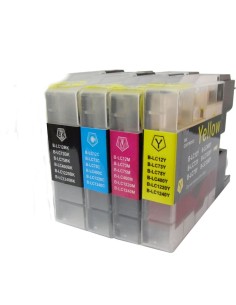 SecondLife - Multipack Brother LC 1220 / 1240 BK  C  M en Y