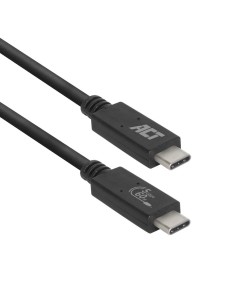 ACT AC7401 | USB 3.2 Gen 1 Kabel | USB-C naar USB-C | 1m | Zwart